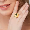 Linked Zodiac Rings for Women